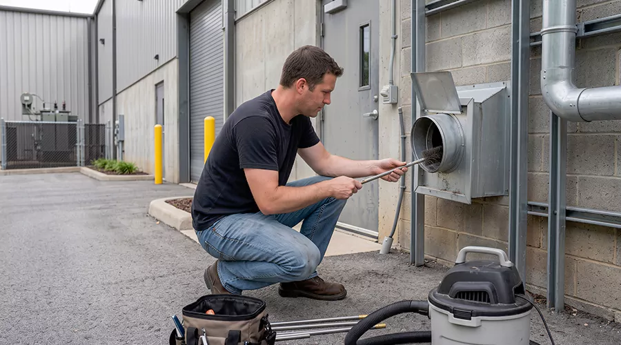How to Clean a Commercial Dryer Vent?