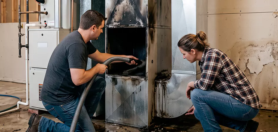 Fire and Flood Duct Restoration in Parsippany-Troy Hills, NJ