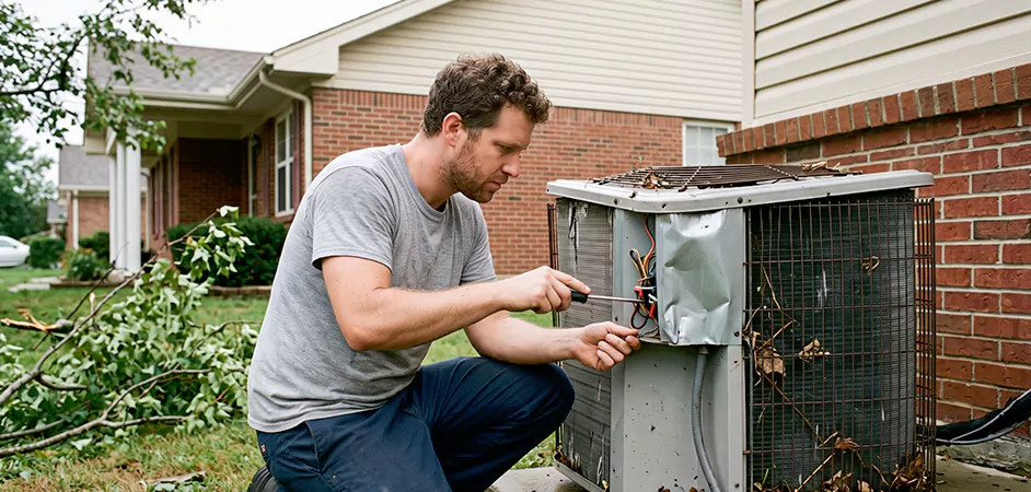 Storm Damage HVAC Restoration in Parsippany-Troy Hills