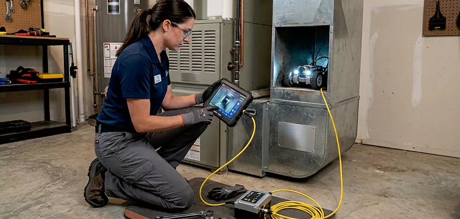 Robotic Duct Inspection in Parsippany-Troy Hills
